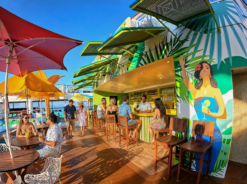 Lime and Coconut Bar on Odyssey of the Seas