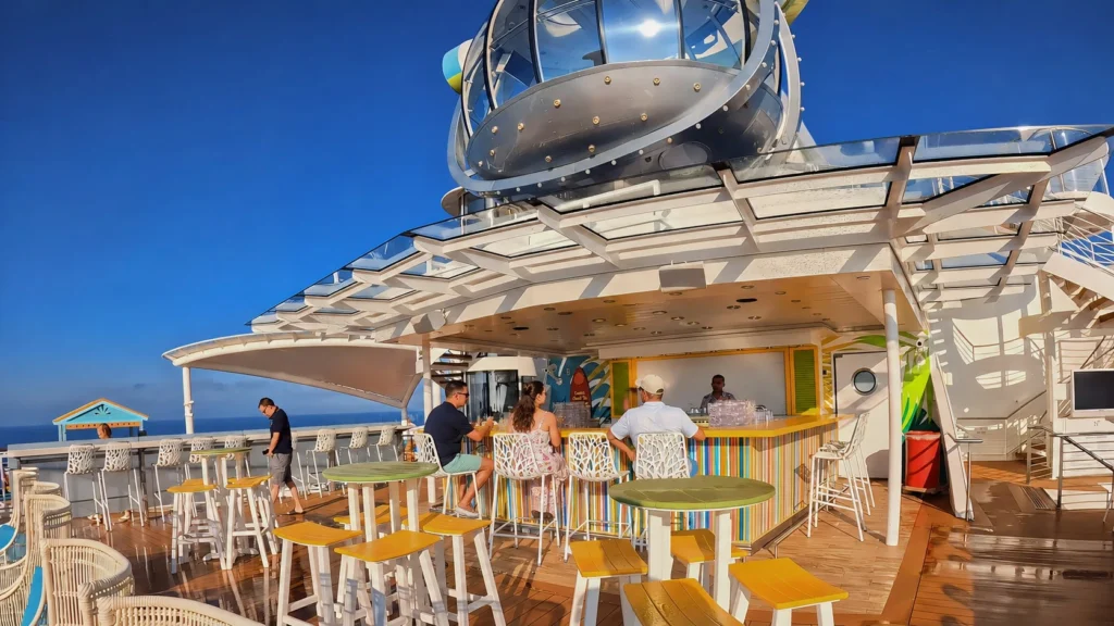 Lime and Coconut on the upper pool deck on Odyssey of the Seas