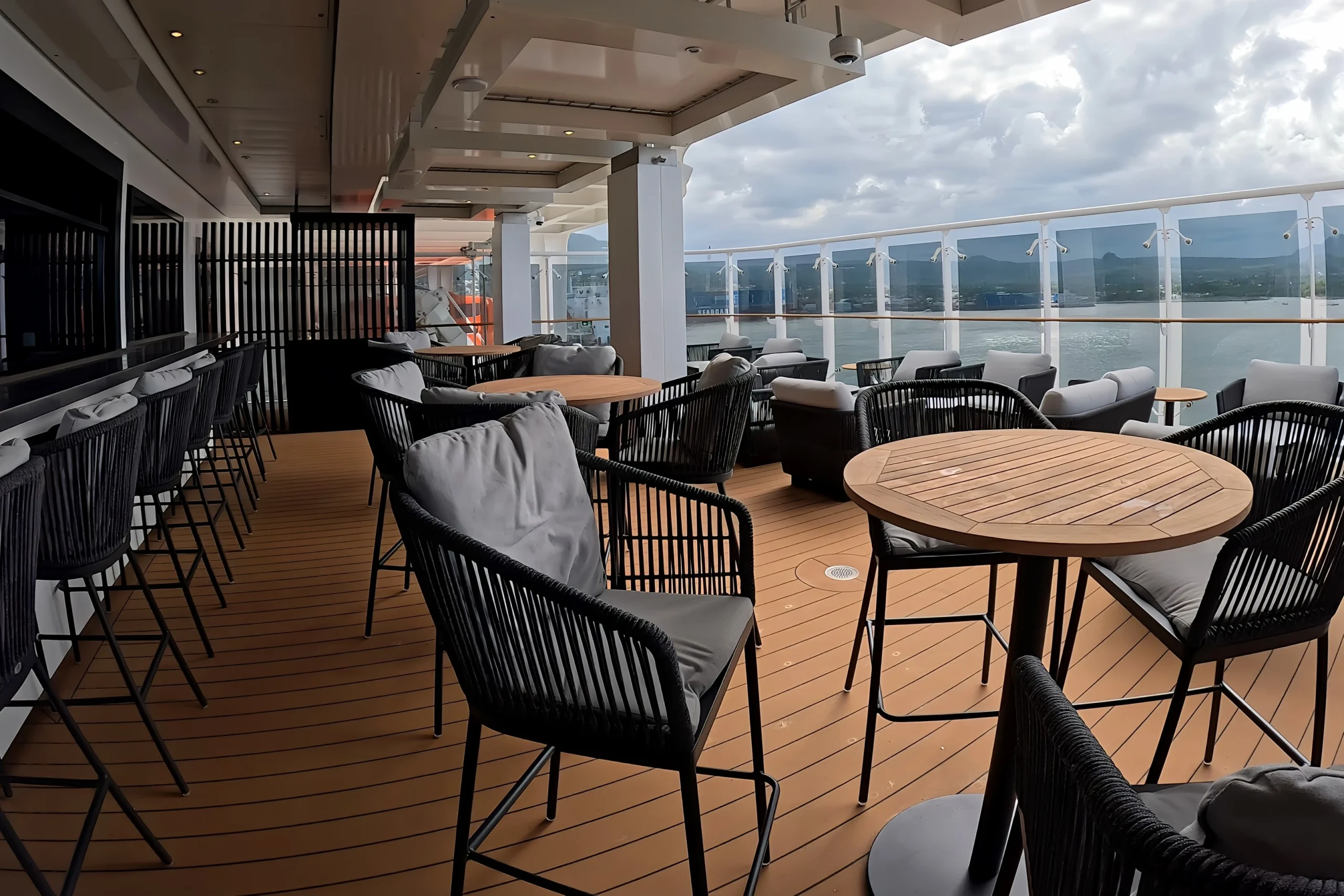 Elixir Mixology Bar Outside Seating MSC World America