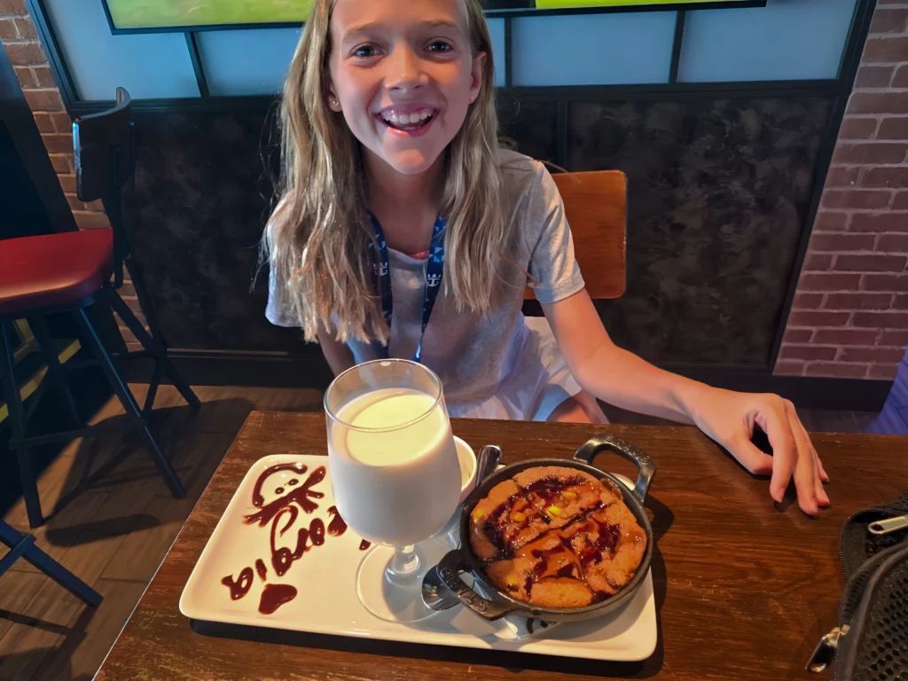 Campfire Cookie at Playmakers on Odyssey of the Seas