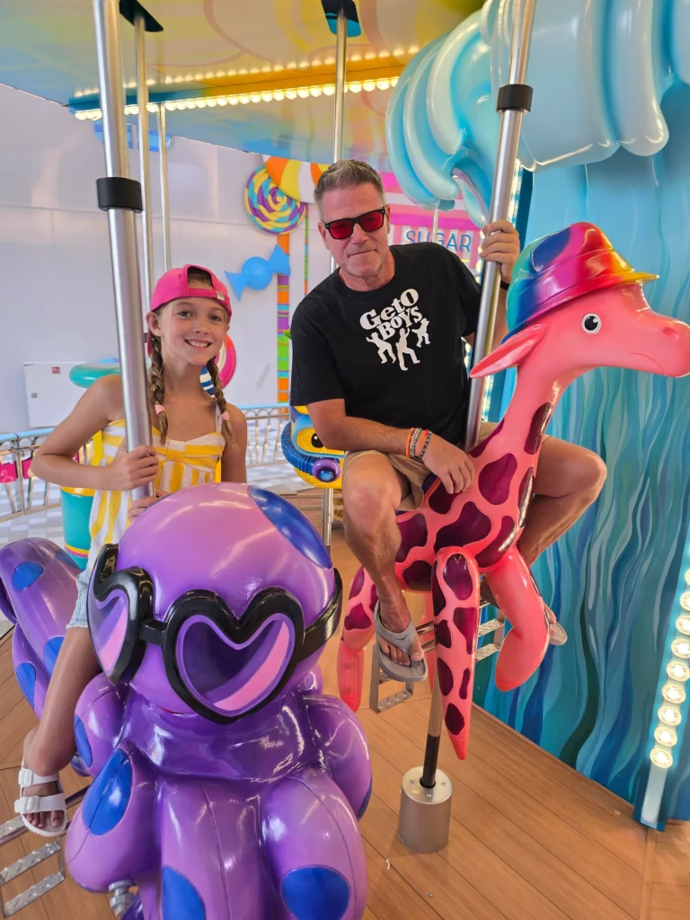 Surfside carousel on Star of the Seas