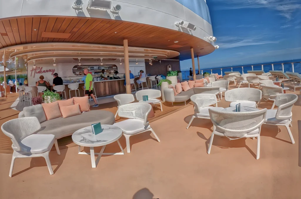 The Hideaway bar on Star of the Seas