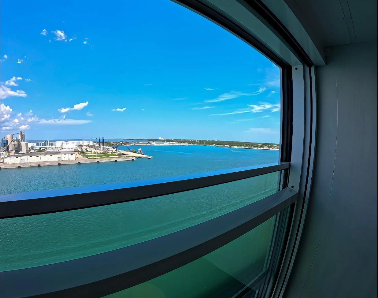 Infinite balcony window open on Star of the Seas