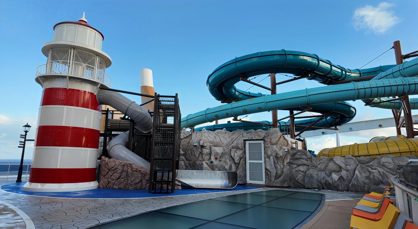 The Lighthouse playground on MSC World America