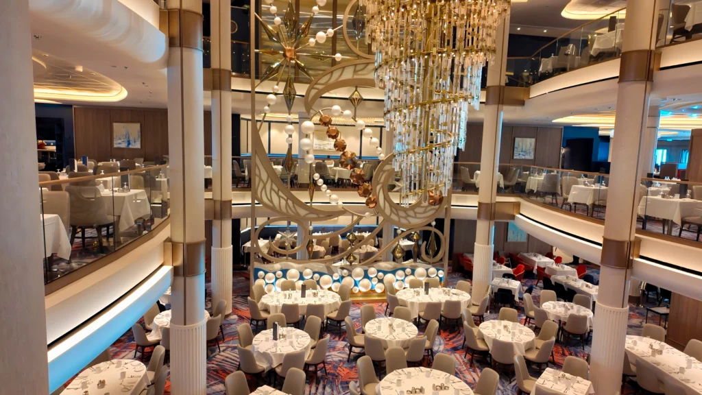 Three-deck Main Dining Room on Star of the Seas