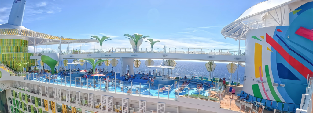 Royal Bay Pool — largest pool at sea on Star of the Seas