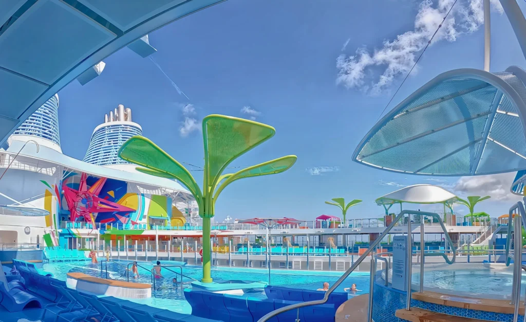 Royal Bay Pool — largest pool at sea on Star of the Seas