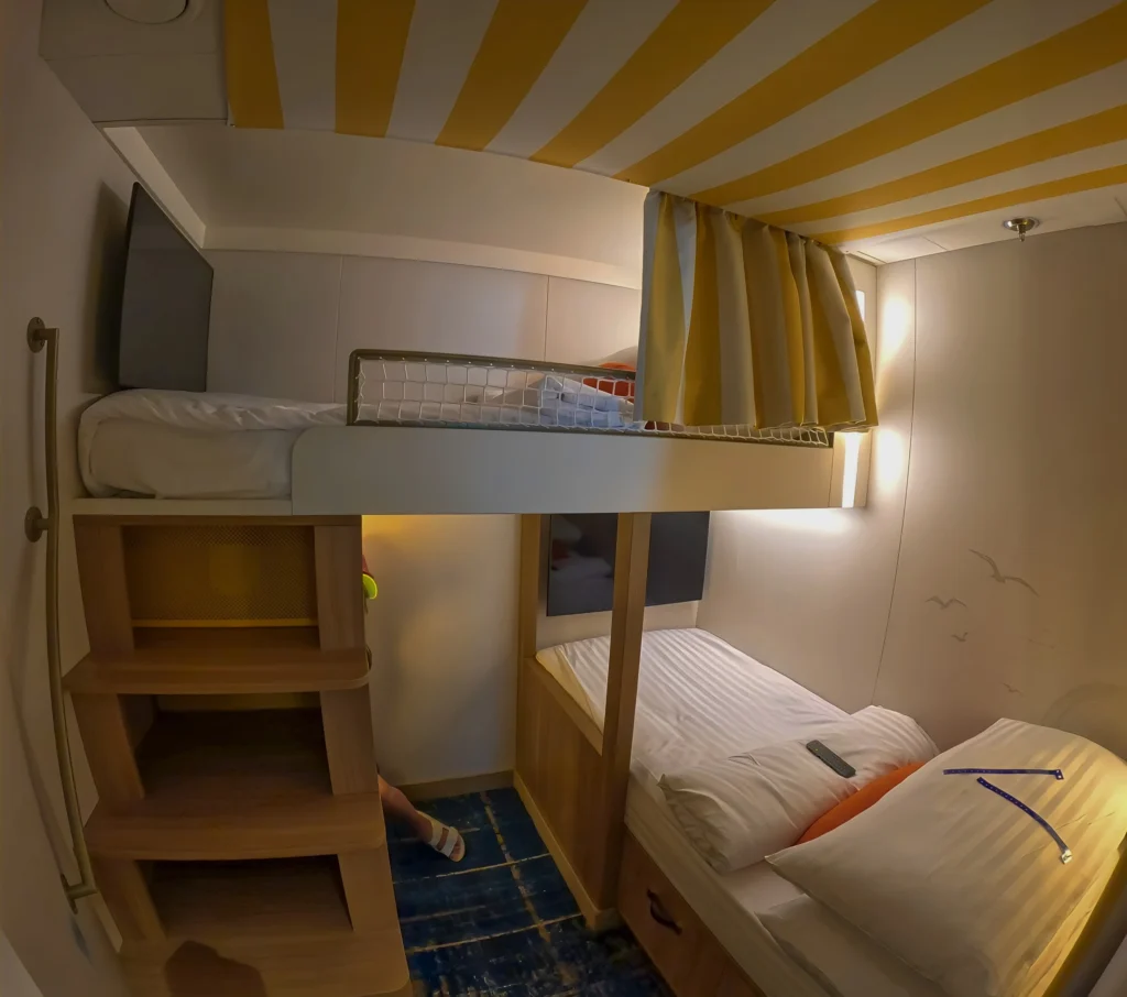 Bunk bed area in Infinite Family Balcony, Star of the Seas