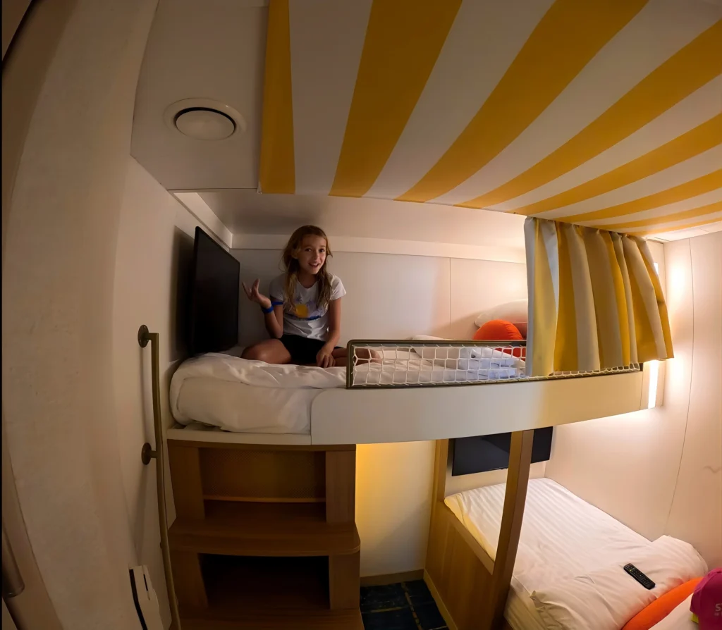 Bunk bed area in Infinite Family Balcony, Star of the Seas