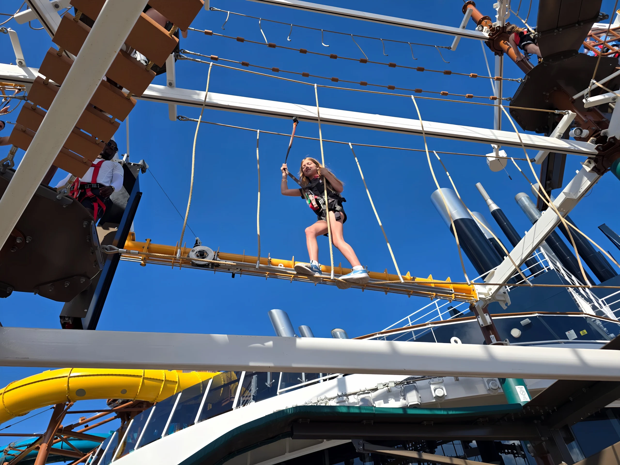 The ropes course on MSC World America
