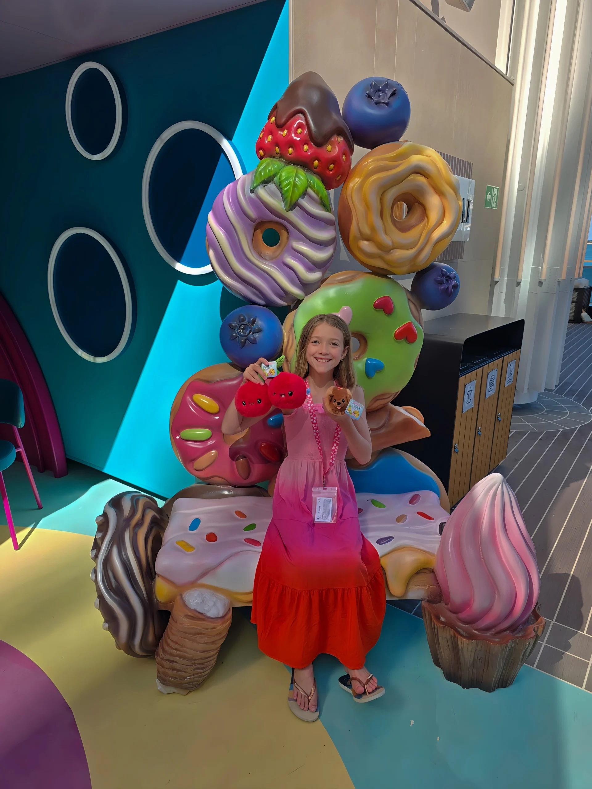 Shopping for stuffed animals on MSC World America