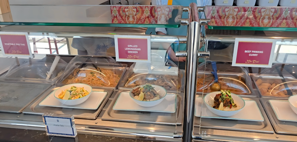 Mai Thai station at AquaDome Market, Star of the Seas