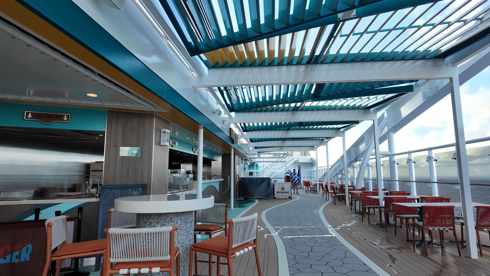 Bar bites at The Harbour on MSC World America