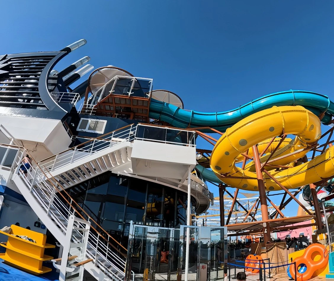 The water slides on MSC World America