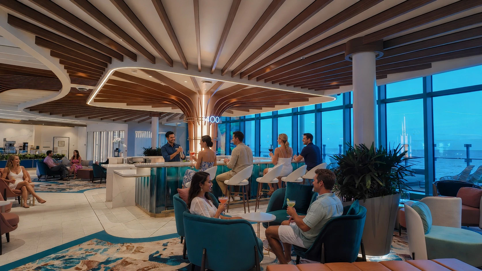 1400 Lobby Bar on Royal Caribbeans Star of the Seas