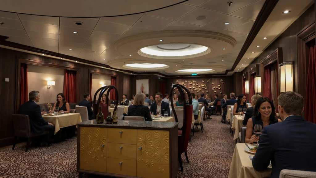 150 Central Park fine-dining restaurant on Utopia of the Seas