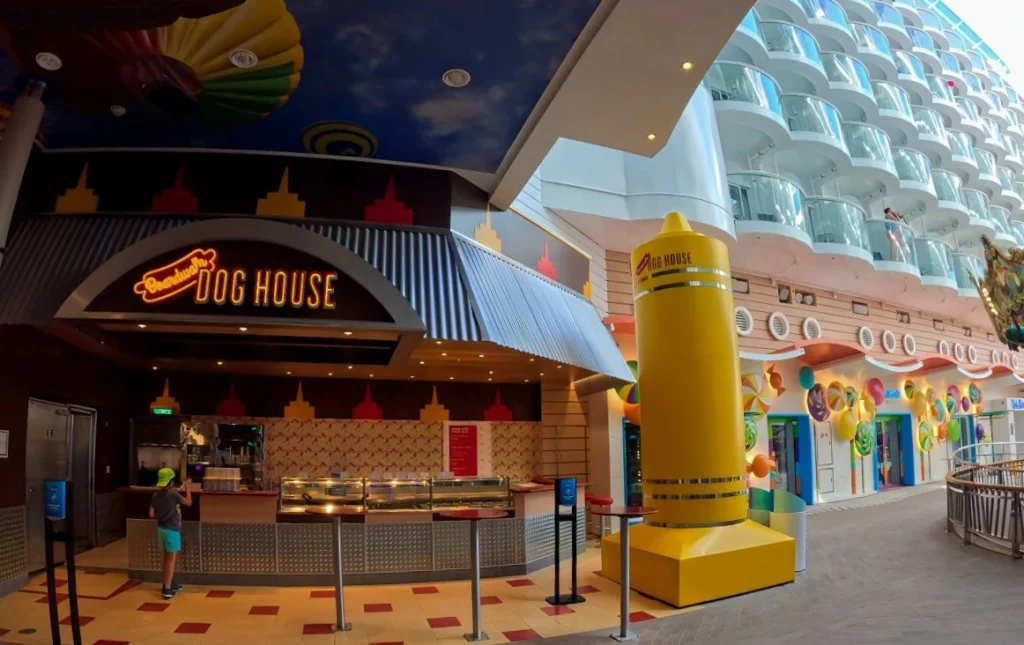 The Boardwalk Dog House on Utopia of the Seas