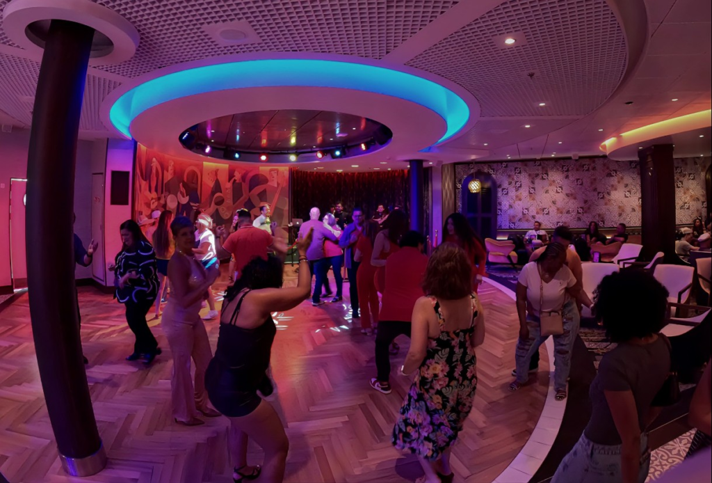 Boleros Latin-themed lounge on Utopia of the Seas