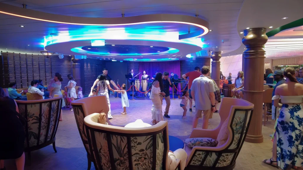 Boleros dancing Icon of the Seas