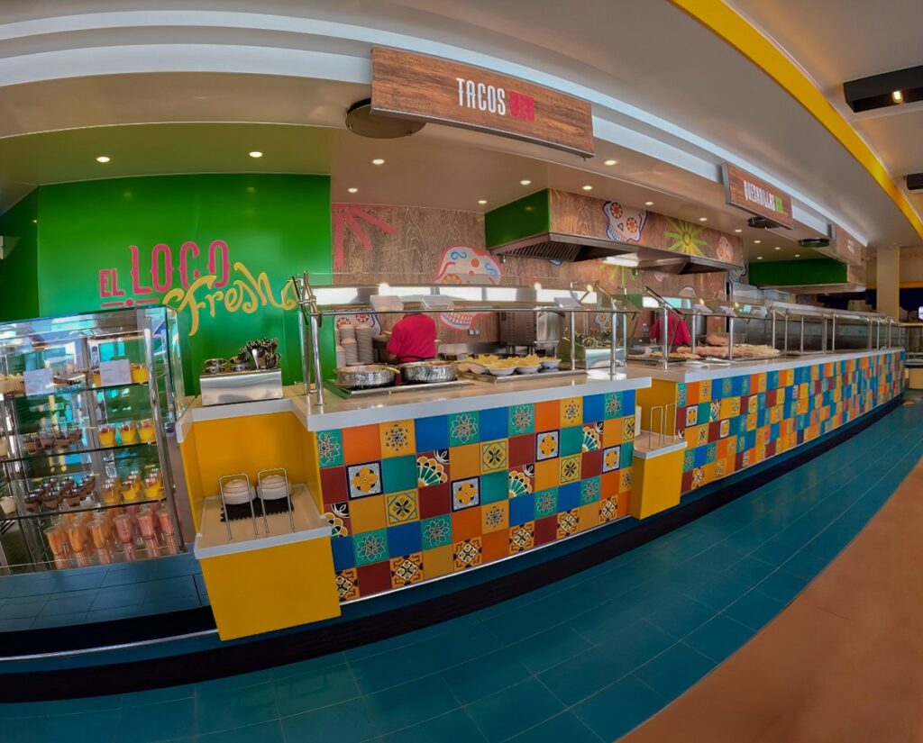 El Loco Fresh build-your-own Mexican spot on Utopia of the Seas
