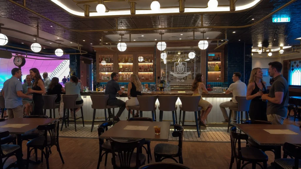Point Feather Pub on Icon of the Seas
