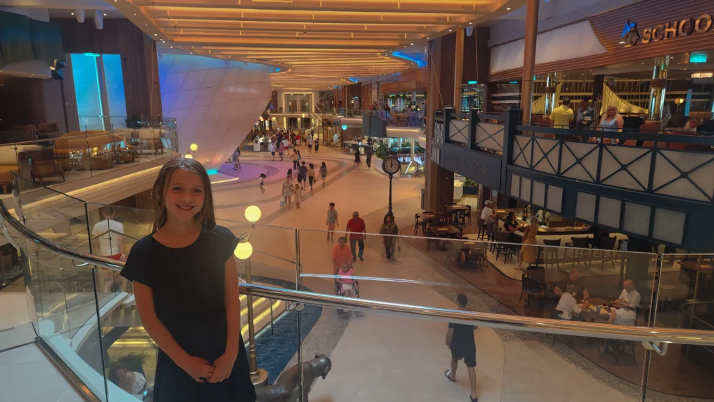Royal Promenade my daughter Icon of the Seas
