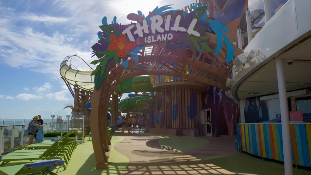 Thrill Island Sign Icon of the Seas