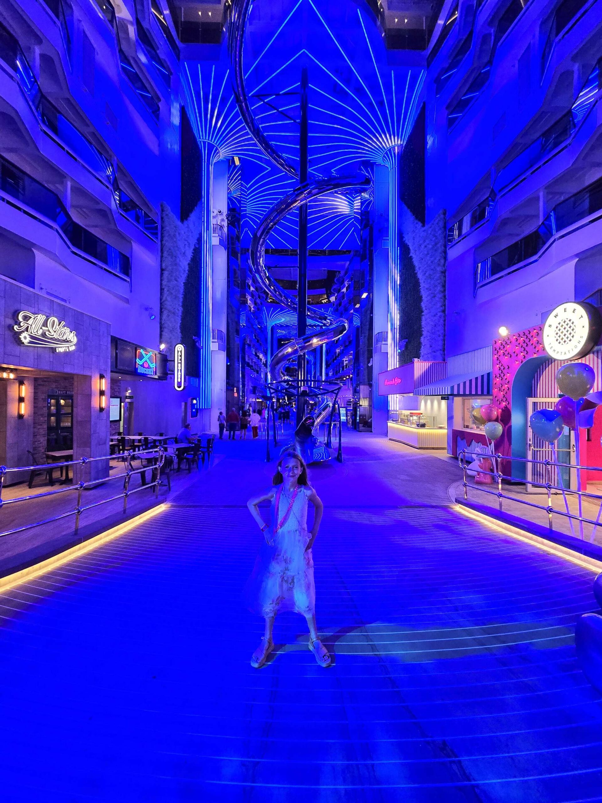 World Promenade at Night on MSC World America