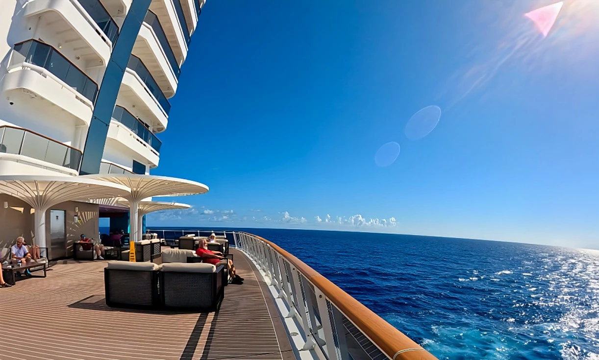 Seating at back of ship MSC World America